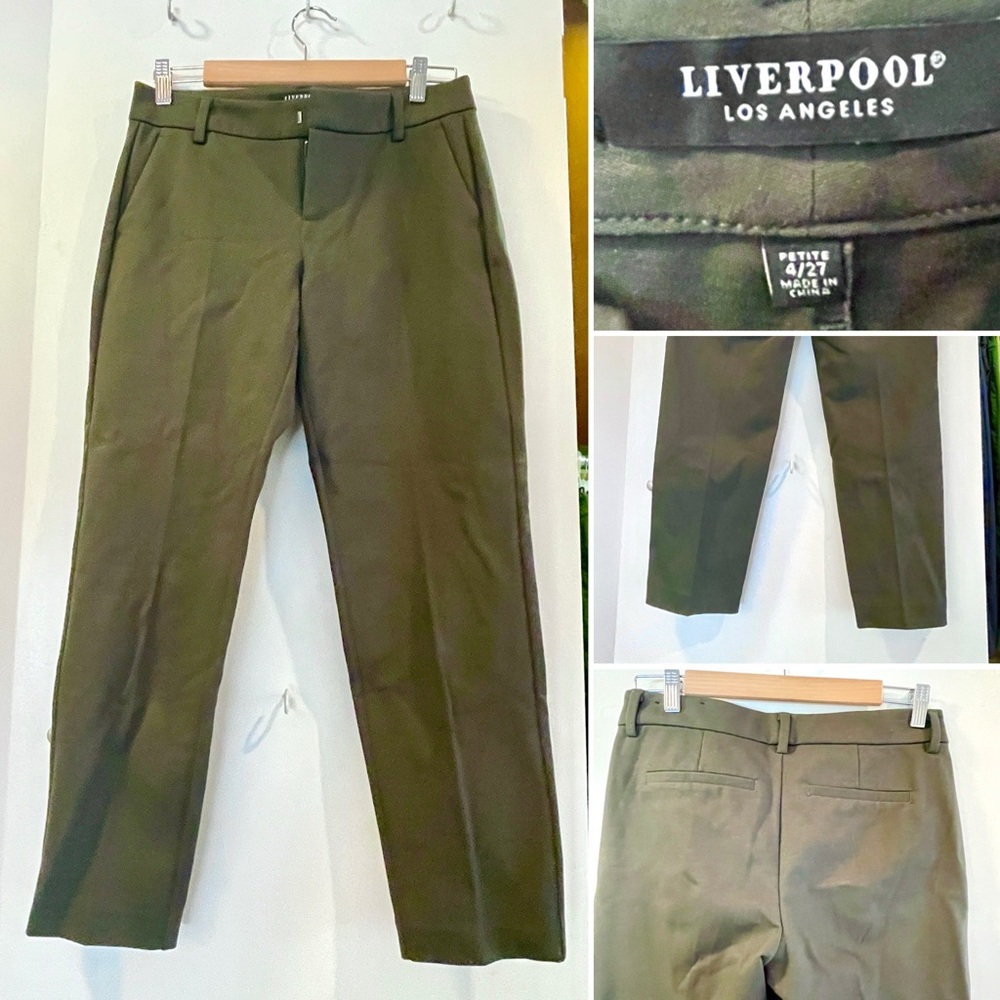 Liverpool Olive Pants 4/27 NWOT